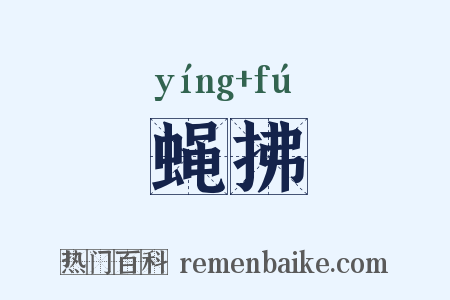 蝇拂是什么意思的图片